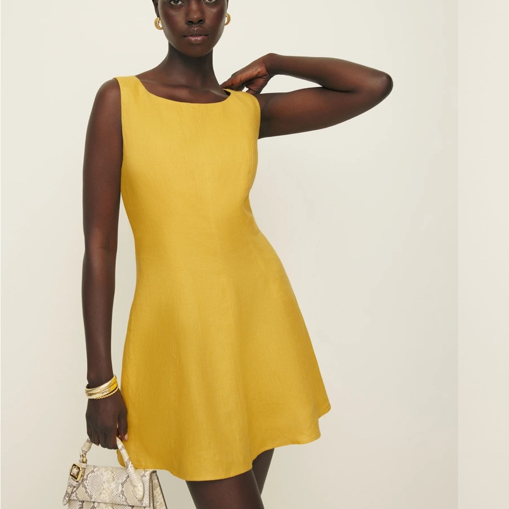 Reformation amorette linen sz 8 NWT
